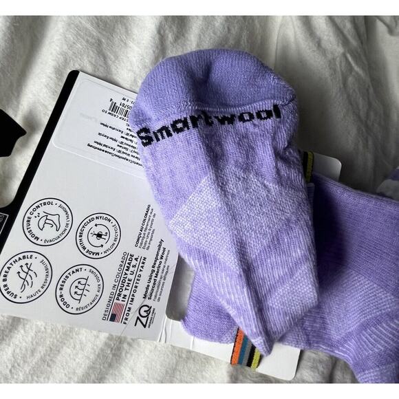 SmartWool Athletic Stripe Targeted Cushion Socks - Merino Wool, Crew Size XL - Picture 5 of 6